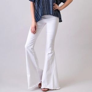 White Bell Bottom Jeans